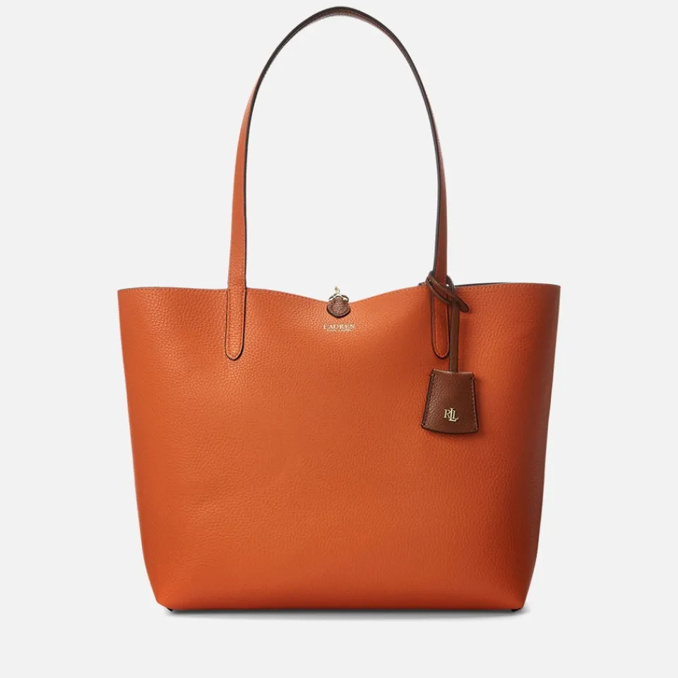 Holiday Bags|Bags|Coach Lauren Ralph Lauren Pebble-Grain Faux Leather Reversible Tote Bag