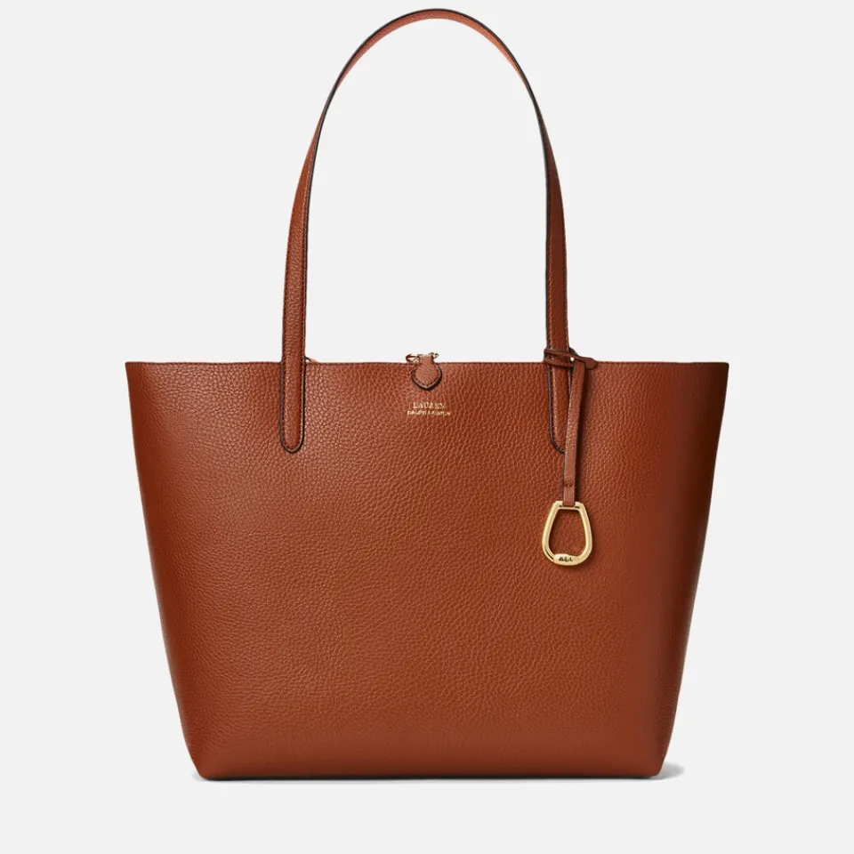 Holiday Bags|Bags|Coach Lauren Ralph Lauren Pebble-Grain Faux Leather Reversible Tote Bag