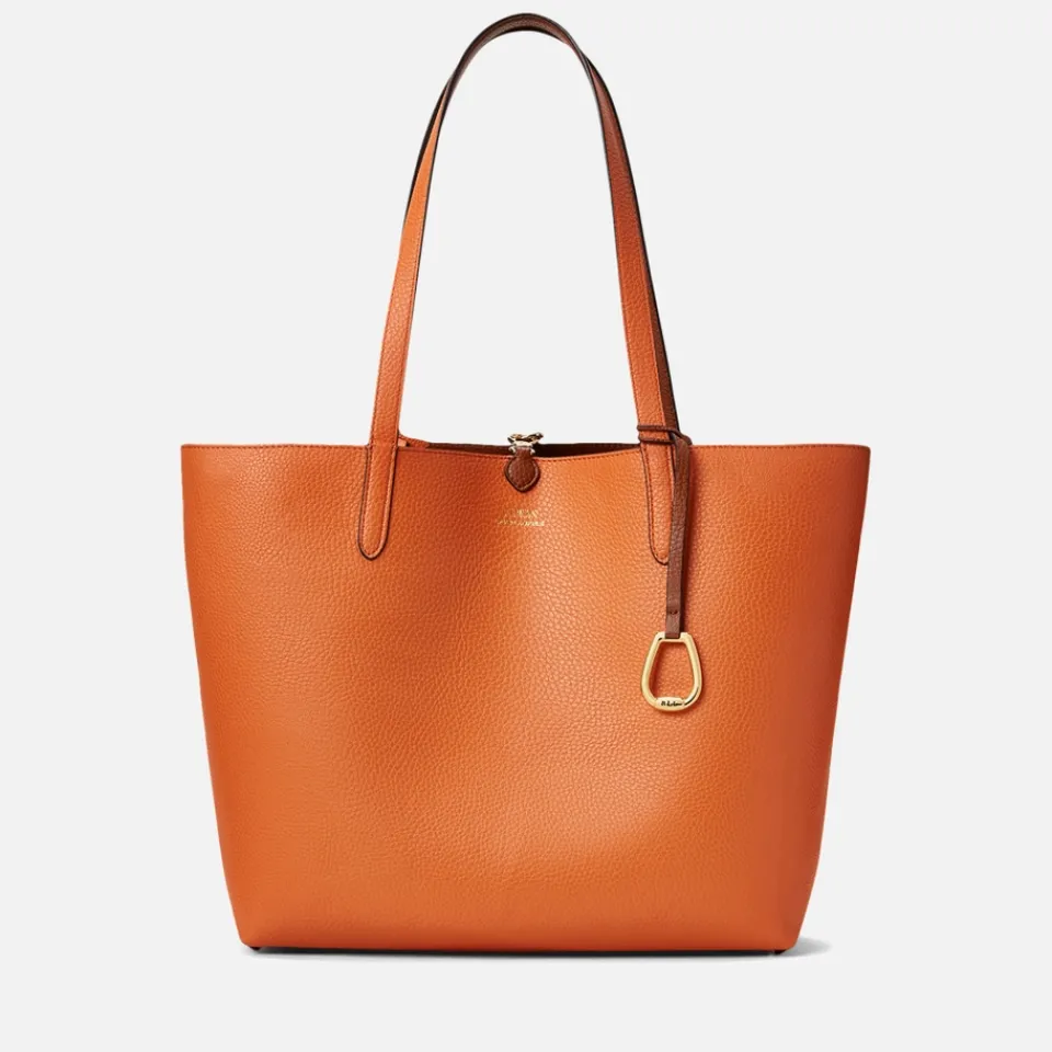 Holiday Bags|Bags|Coach Lauren Ralph Lauren Pebble-Grain Faux Leather Reversible Tote Bag