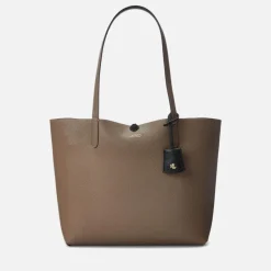 Holiday Bags|Bags|Lauren Ralph Lauren Reversible Leather Tote Bag