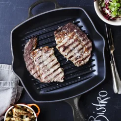 Kitchen|Dr. Martens Le Creuset Signature Cast Iron Square Grillet - 26cm - Teal