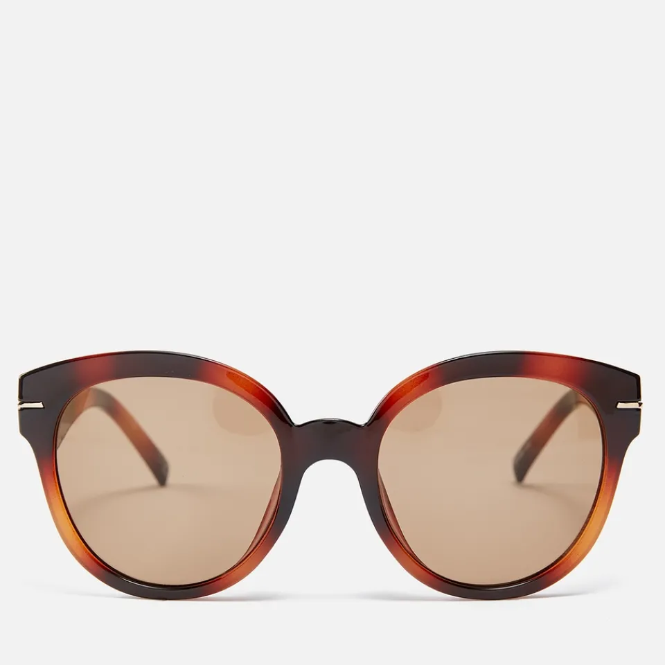 Sunglasses|Sunglasses|Polo Ralph Lauren Le Specs Capacious Acetate Round-Frame Sunglasses