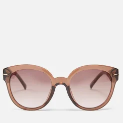 Sunglasses|Sunglasses|Le Specs Capacious Acetate Round-Frame Sunglasses