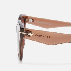 Sunglasses|Sunglasses|Le Specs Capacious Acetate Round-Frame Sunglasses
