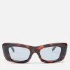 Sunglasses|Sunglasses|Le Specs Dopamine Acetate Rectangular-Frame Sunglasses