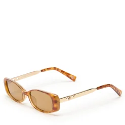 Sunglasses|Sunglasses|By Malene Birger Le Specs Lil Starlight Polycarbonate Rectangle-Frame Sunglasses