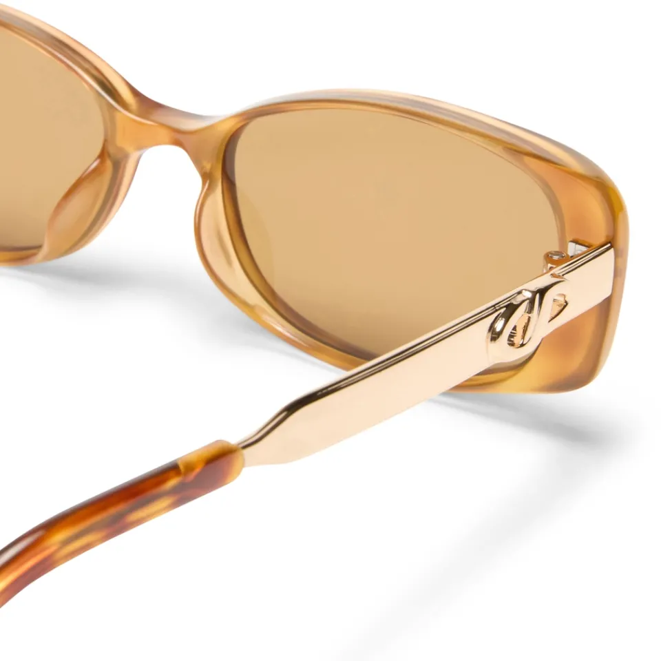 Sunglasses|Sunglasses|By Malene Birger Le Specs Lil Starlight Polycarbonate Rectangle-Frame Sunglasses