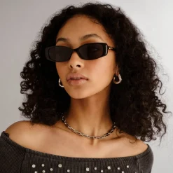 Sunglasses|Sunglasses|Dr. Martens Le Specs Lil Starlight Polycarbonate Rectangle-Frame Sunglasses