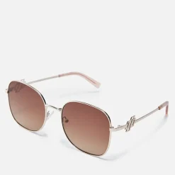 Sunglasses|Sunglasses|Dr. Martens Le Specs Metamorphosis Metal Round-Frame Sunglasses