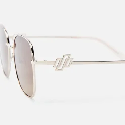 Sunglasses|Sunglasses|Dr. Martens Le Specs Metamorphosis Metal Round-Frame Sunglasses