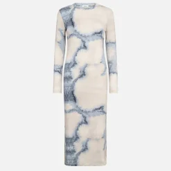 Dresses|Dresses|Ganni Leveté Room Indigo Stretch-Lyocell Dress - L/40