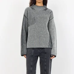 Loungewear|Knitwear|Vagabond Shoemakers Leveté Room Jinna Wool-Blend Jacquard Knit Jumper - XS/ 34