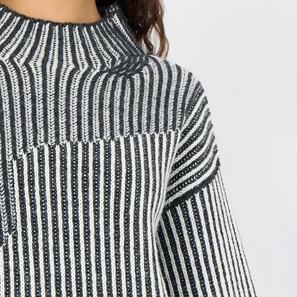 Loungewear|Knitwear|Vagabond Shoemakers Leveté Room Jinna Wool-Blend Jacquard Knit Jumper - XS/ 34