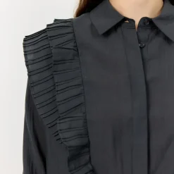 T-Shirts And Tops|Shirts And Blouses|Dr. Martens Leveté Room Karlina Lyocell-Blend Blouse - XS