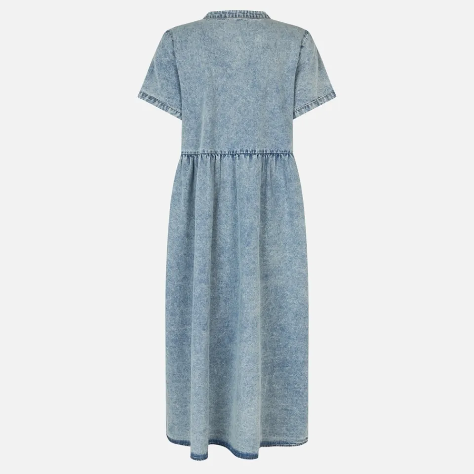 Dresses|Dresses|Holzweiler Lollys Laundry AliyaLl LS Denim Maxi Dress - XS