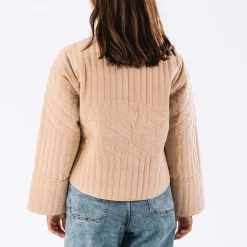 Jackets|Coats|RAINS Lollys Laundry Ananda Quilted Cotton-Velour Jacket - XS