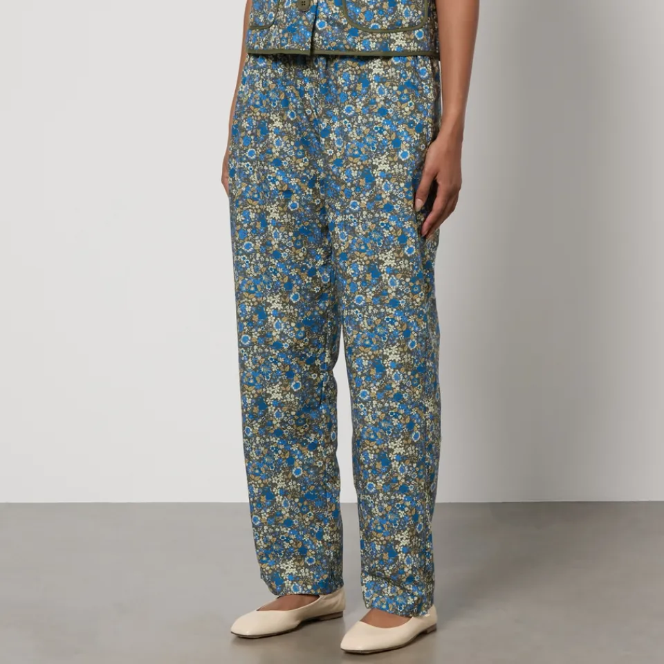 Trousers|Marant Etoile Lollys Laundry Bill Floral-Print Cotton Trousers - XS