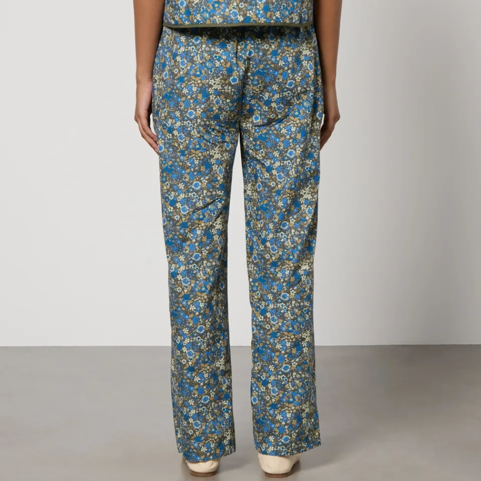 Trousers|Marant Etoile Lollys Laundry Bill Floral-Print Cotton Trousers - XS