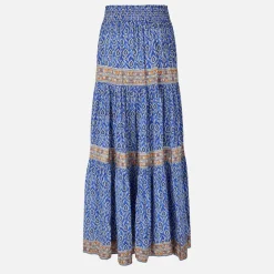 Skirts|Skirts|Dr. Martens Lollys Laundry Diamond Crepe de Chine Maxi Skirt - S