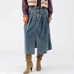 Skirts|Skirts|Lollys Laundry Isa Midi Denim Skirt - S