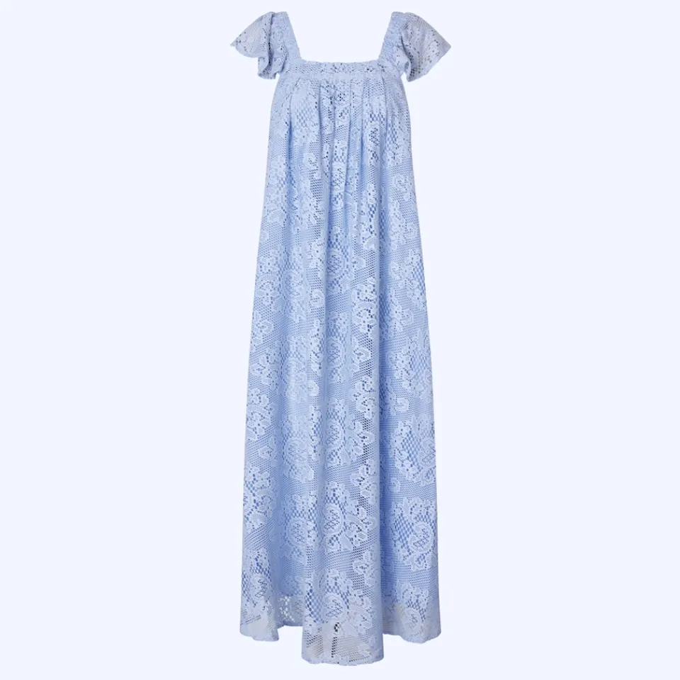Dresses|Dresses|Dr. Martens Lollys Laundry MilanLL SL Cotton-Blend Lace Midi Dress - XS