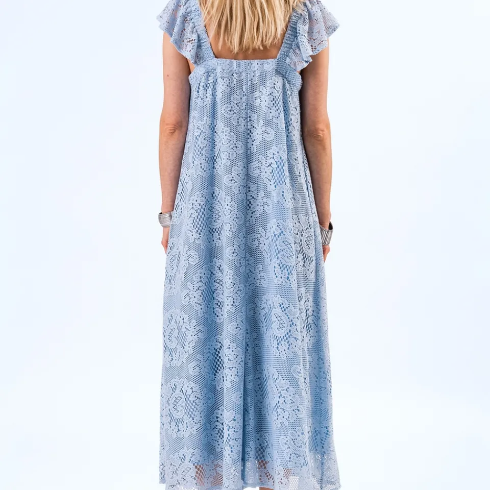 Dresses|Dresses|Dr. Martens Lollys Laundry MilanLL SL Cotton-Blend Lace Midi Dress - XS