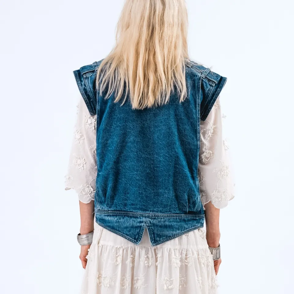 Jackets|Coats|Toit Volant Lollys Laundry SamLL Denim Vest - M
