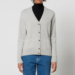 Knitwear|Maison Kitsuné Baby Fox Wool Cardigan - XS