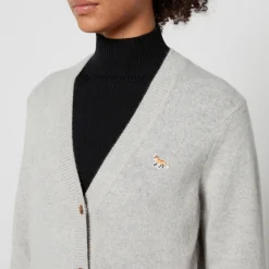 Knitwear|Maison Kitsuné Baby Fox Wool Cardigan - XS