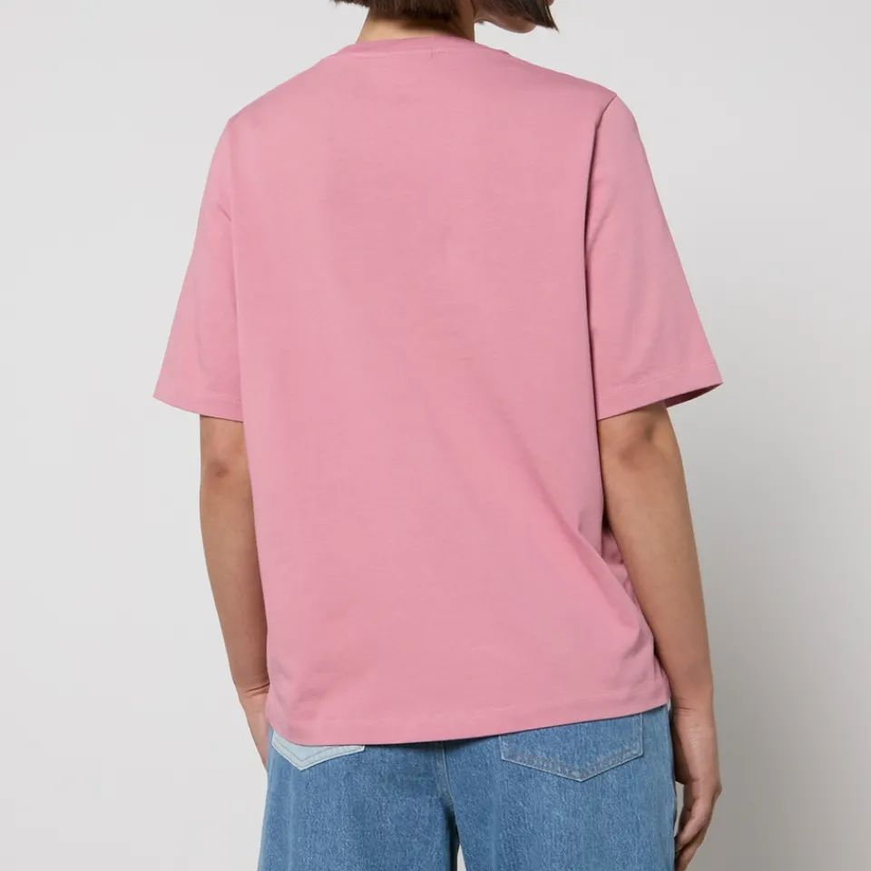 Loungewear|T-Shirts And Tops|Maison Kitsuné Bold Fox Head Patch Comfort Cotton Jersey T-Shirt - L