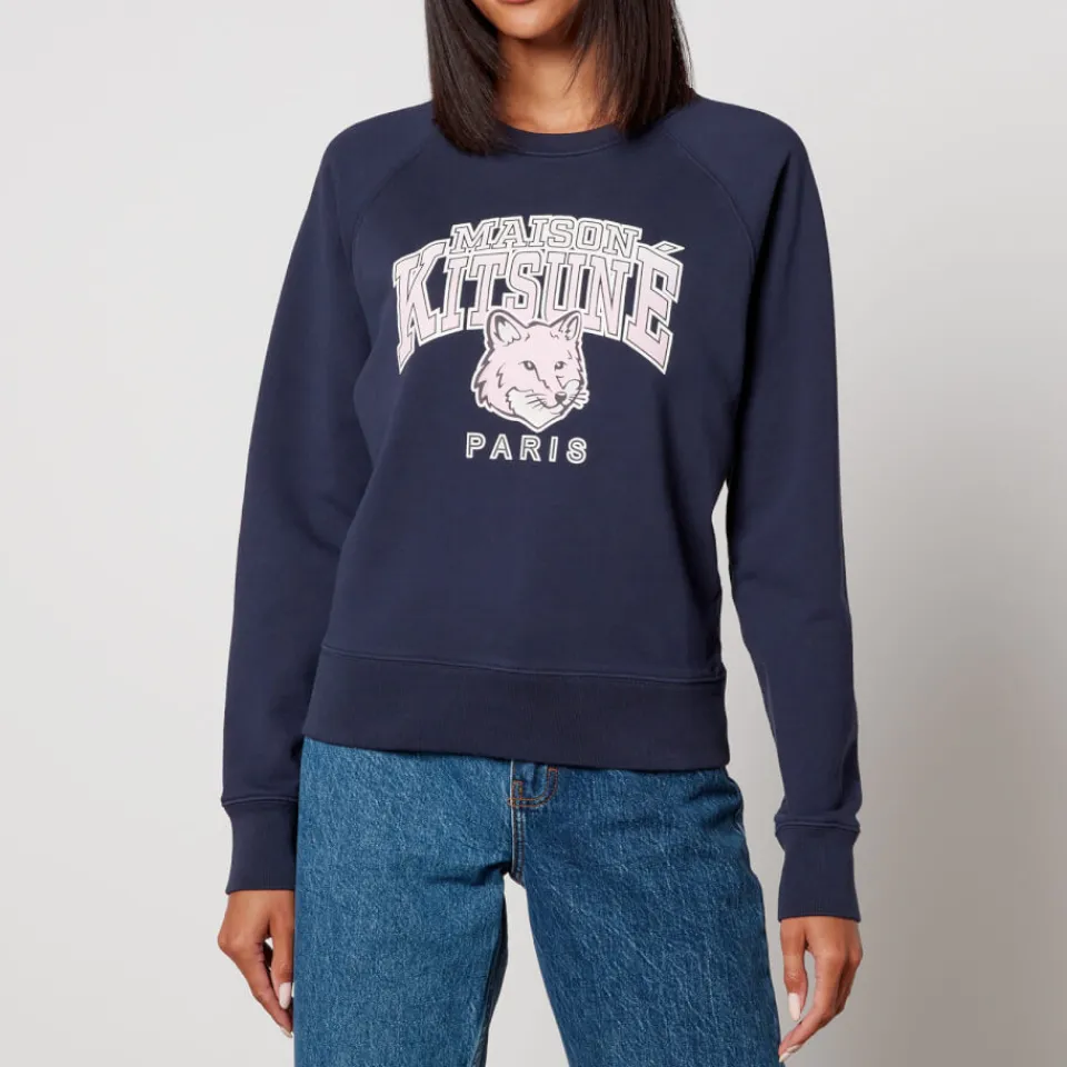 Loungewear|Sweatshirts|Dr. Martens Maison Kitsuné Campus Fox Cotton Sweatshirt - M