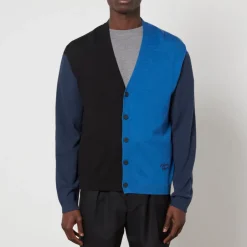Cardigans|Knitwear|Dr. Martens Maison Kitsuné Cotton and Wool-Blend Cardigan - S