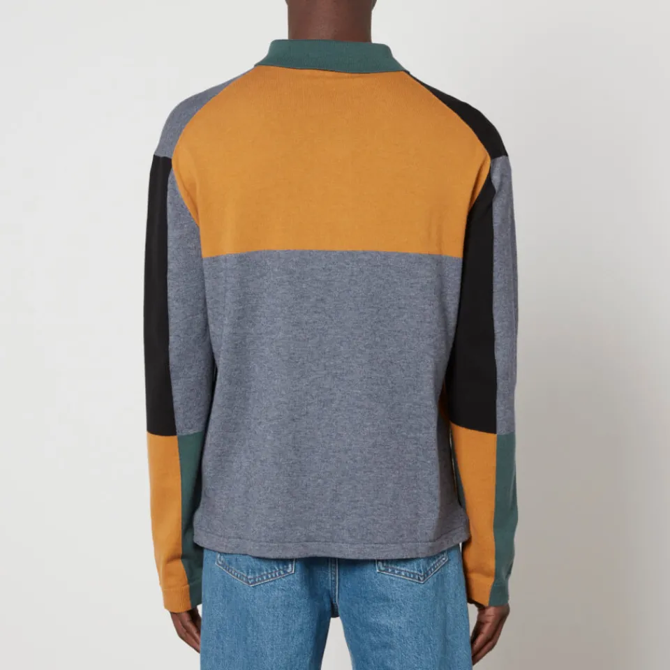 Polo Shirts|Dr. Martens Maison Kitsuné Cotton and Wool-Blend Polo Shirt - S