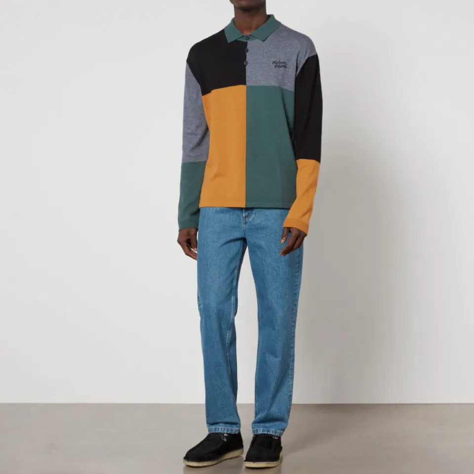 Polo Shirts|Dr. Martens Maison Kitsuné Cotton and Wool-Blend Polo Shirt - S