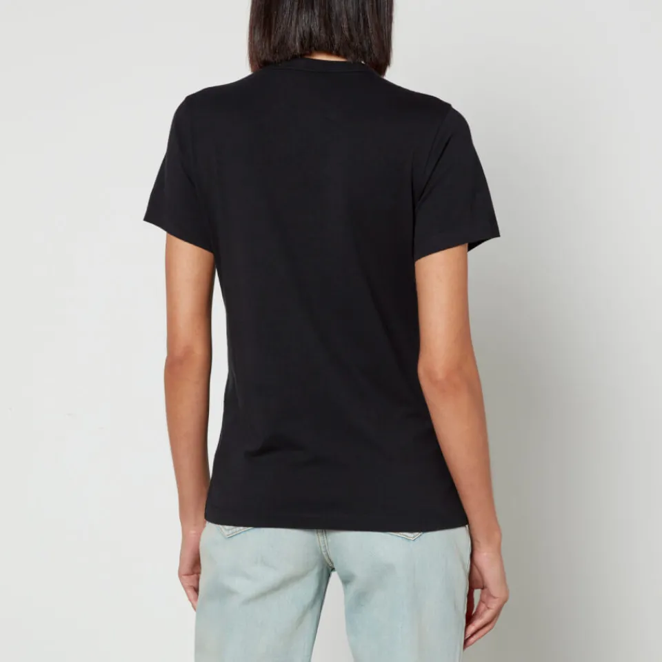 Loungewear|T-Shirts And Tops|Maison Kitsuné Embroidered Cotton T-Shirt - XS
