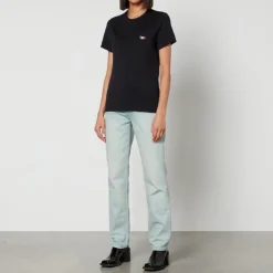 Loungewear|T-Shirts And Tops|Maison Kitsuné Embroidered Cotton T-Shirt - XS
