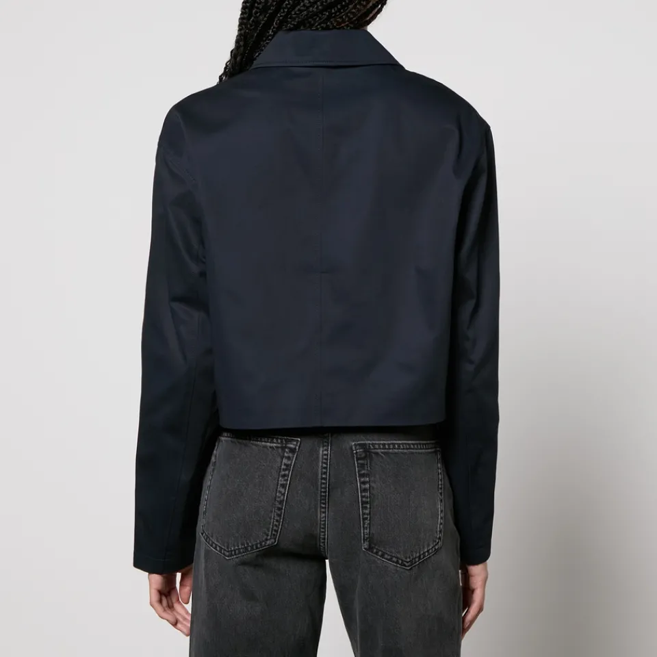Jackets|Coats|Dr. Martens Maison Kitsuné Embroidered Cotton-Twill Cropped Jacket - S