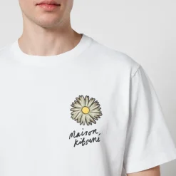 T-Shirts|T-Shirts|Maison Kitsuné Floating Flower Cotton T-Shirt - XL