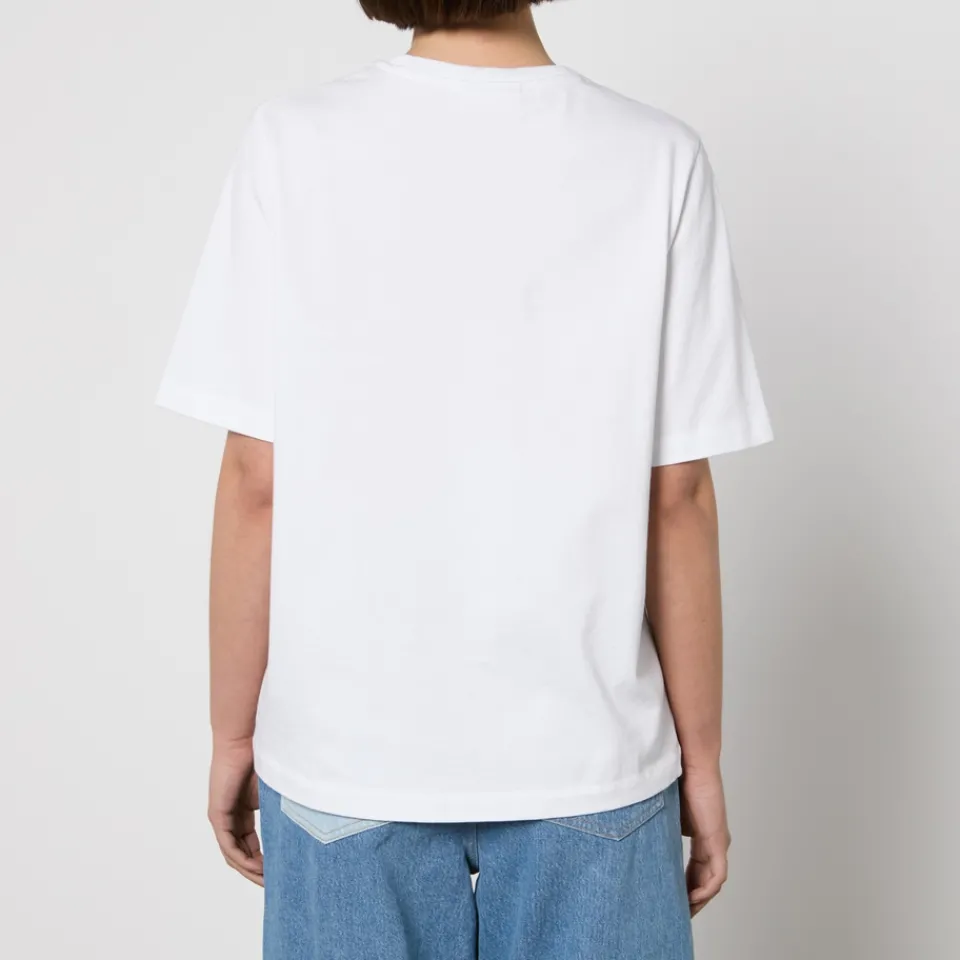 Loungewear|T-Shirts And Tops|Maison Kitsuné Floating Flower Comfort Cotton Jersey T-Shirt - S