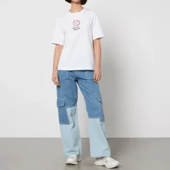 Loungewear|T-Shirts And Tops|Maison Kitsuné Floating Flower Comfort Cotton Jersey T-Shirt - S