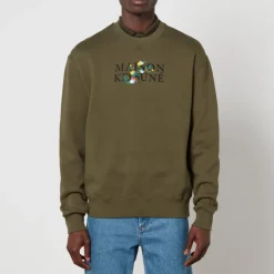 Sweatshirts|Dr. Martens Maison Kitsuné Flowers Cotton-Jersey Sweatshirt - S