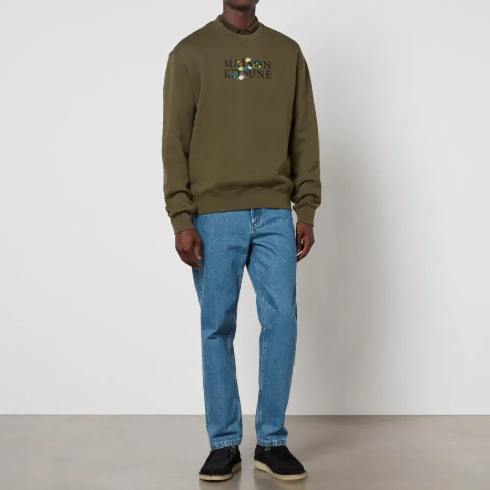 Sweatshirts|Dr. Martens Maison Kitsuné Flowers Cotton-Jersey Sweatshirt - S