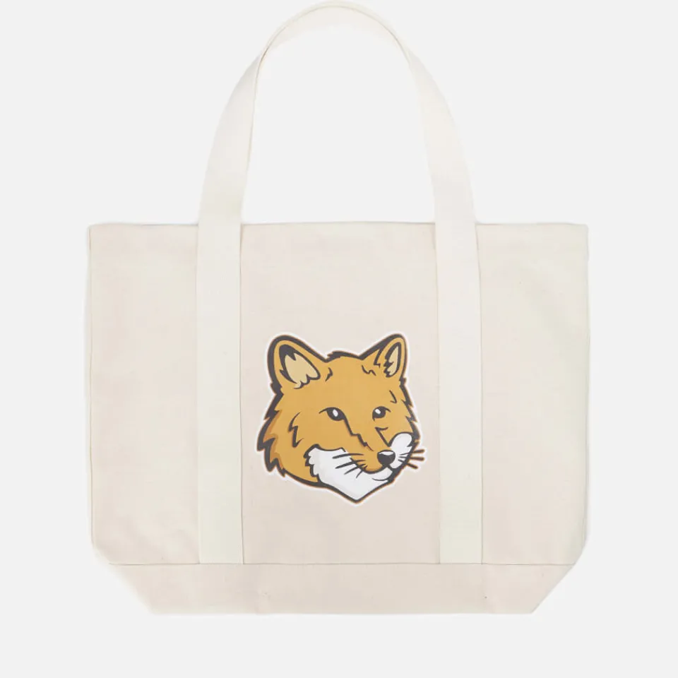 Bags|Maison Kitsuné Fox Head Canvas Tote Bag
