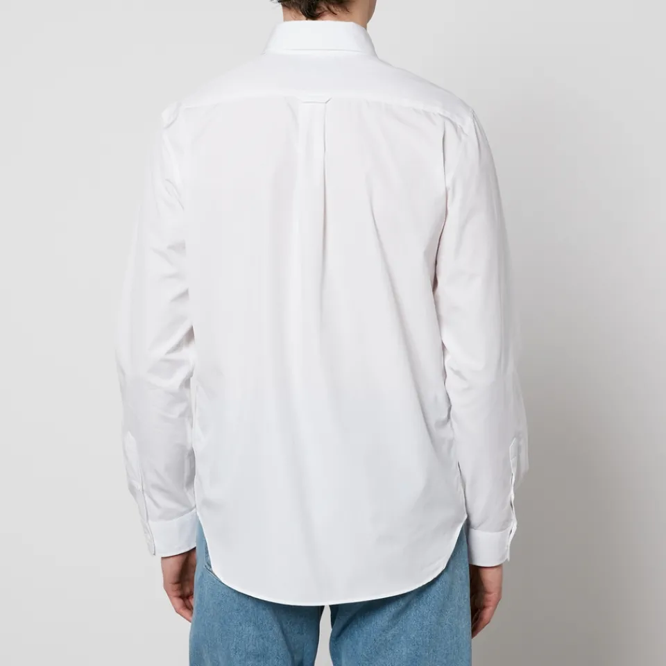 Shirts|Shirts|Maison Kitsuné Fox Head Classic Cotton-Poplin Shirt - 42/17 Inches