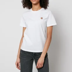 T-Shirts And Tops|Loungewear|Maison Kitsuné Fox Head Cotton-Jersey T-Shirt - L