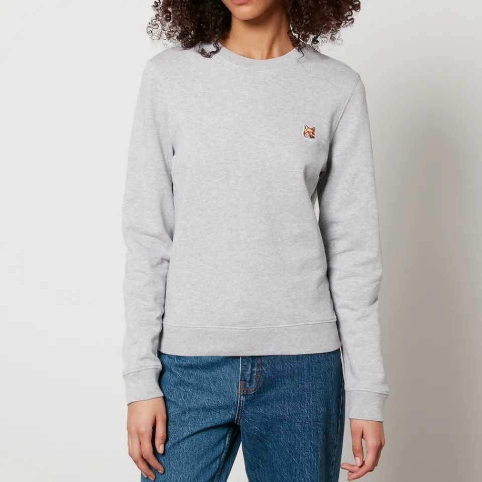 Loungewear|Sweatshirts|Dr. Martens Maison Kitsuné Fox Head Cotton-Jersey Sweatshirt - XS