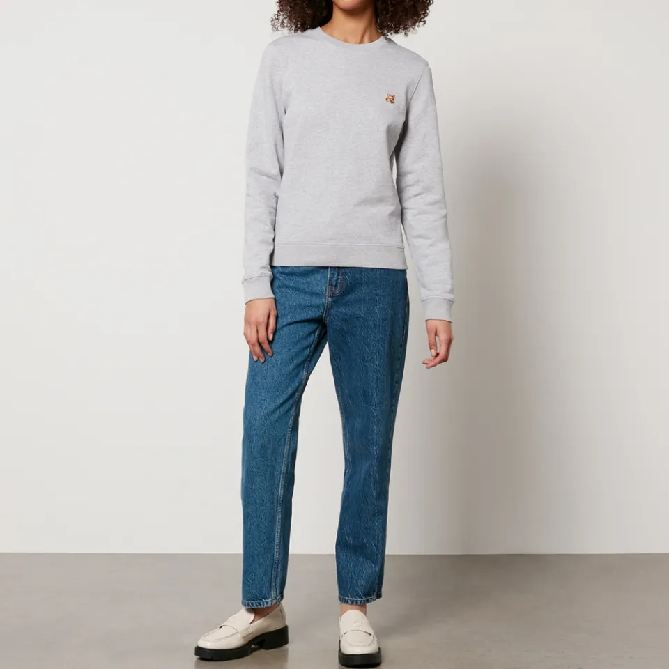 Loungewear|Sweatshirts|Dr. Martens Maison Kitsuné Fox Head Cotton-Jersey Sweatshirt - XS