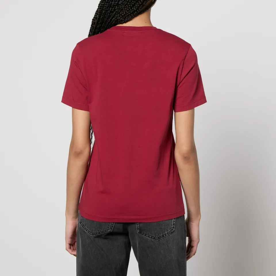 Loungewear|T-Shirts And Tops|Maison Kitsuné Fox Head Patch Cotton-Jersey T-Shirt - S