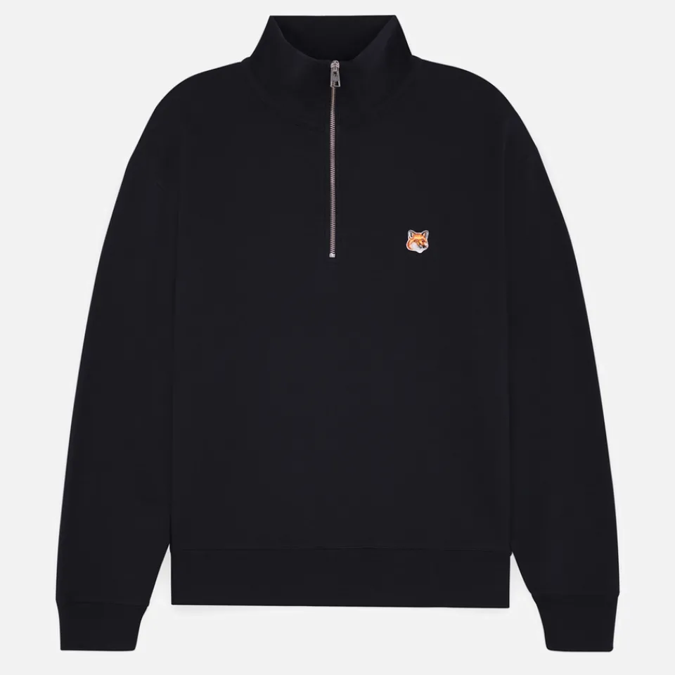 Sweatshirts|Maison Kitsuné Fox Head Patch Comfort Sweatshirt - M