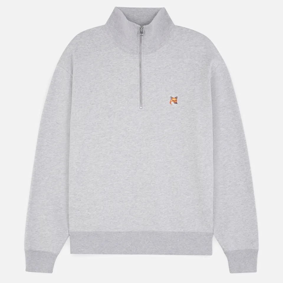 Sweatshirts|Maison Kitsuné Fox Head Patch Comfort Sweatshirt - S